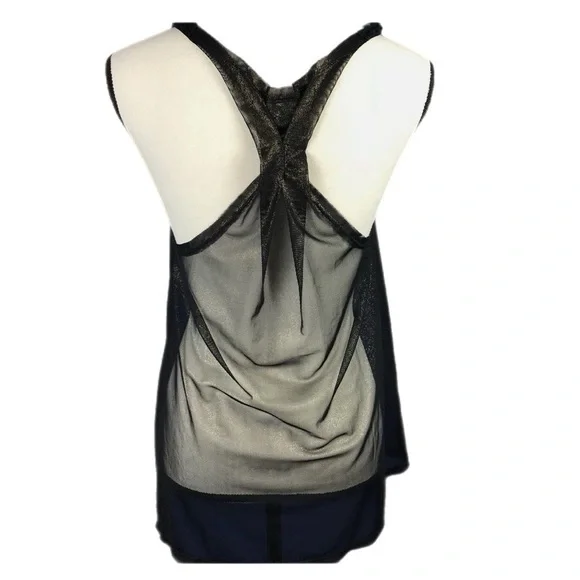 Free People Women’s Sheer Metallic Racerback Tank - Picture 5 of 7